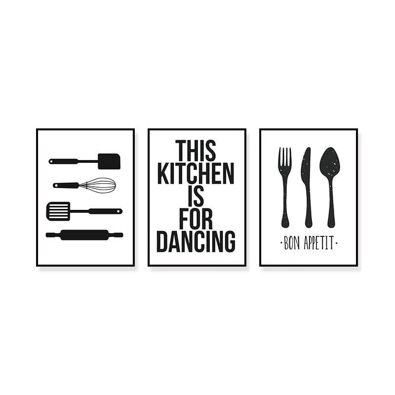 Kitchen Tableware  Canvas Paintings