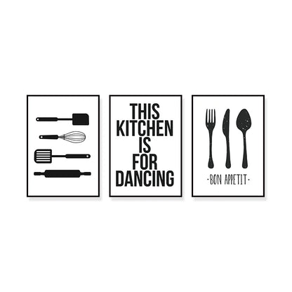 Kitchen Tableware  Canvas Paintings