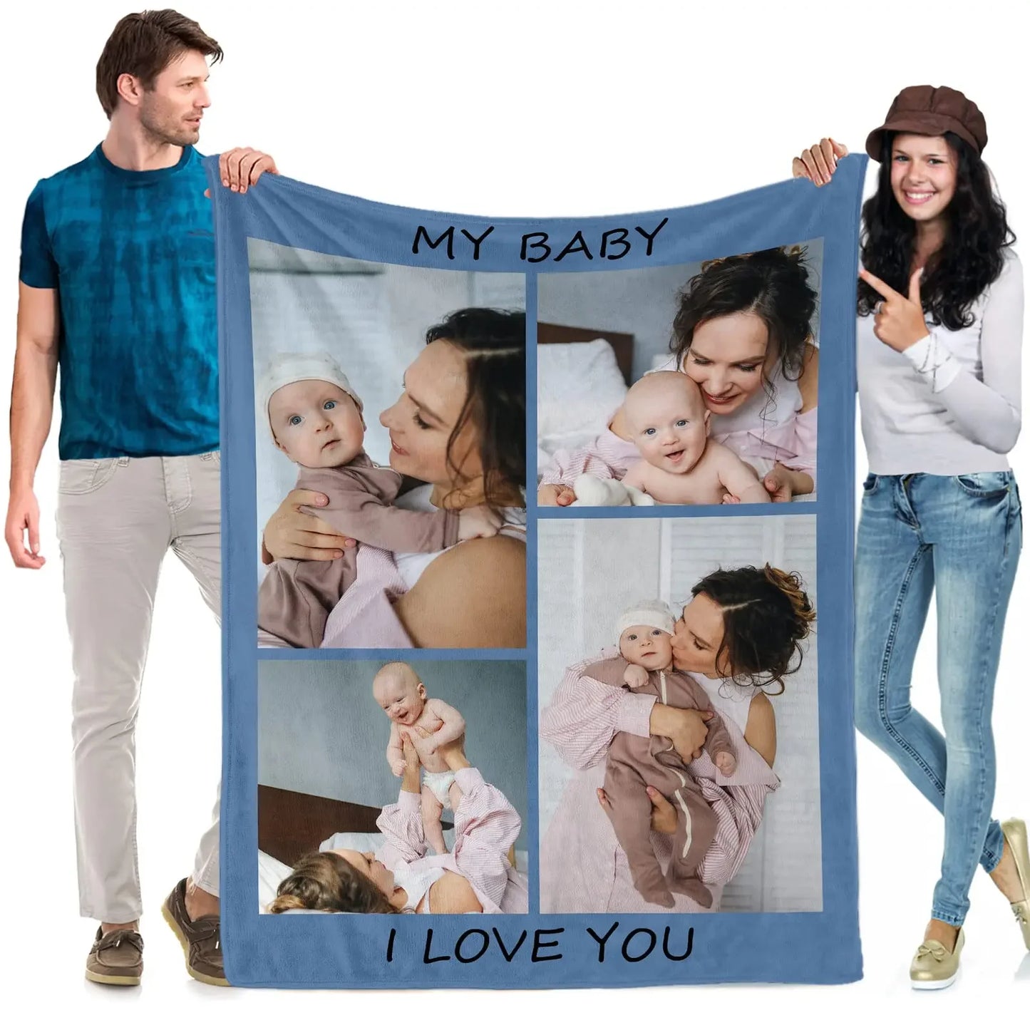 Custom Flannel Throw Blanket