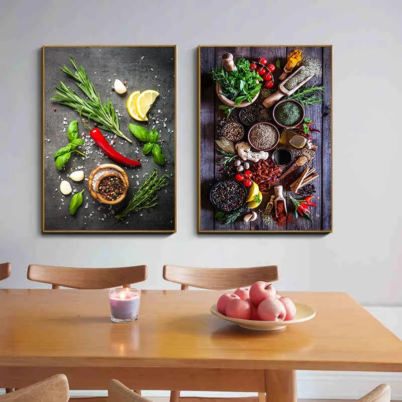 Kitchen Wall Art- Herbs and Spices
