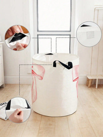 Bow tie laundry basket