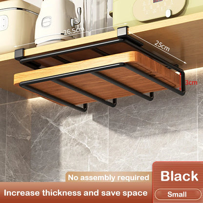 Kitchen Under Cabinet Basket Storage Shelf