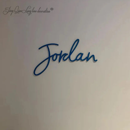 Custom Nursery Decor Wooden Name Sign SCRIBBLE FONT