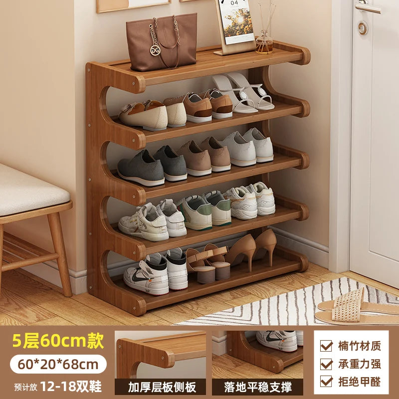 Wooden Shoe Storage Shelves