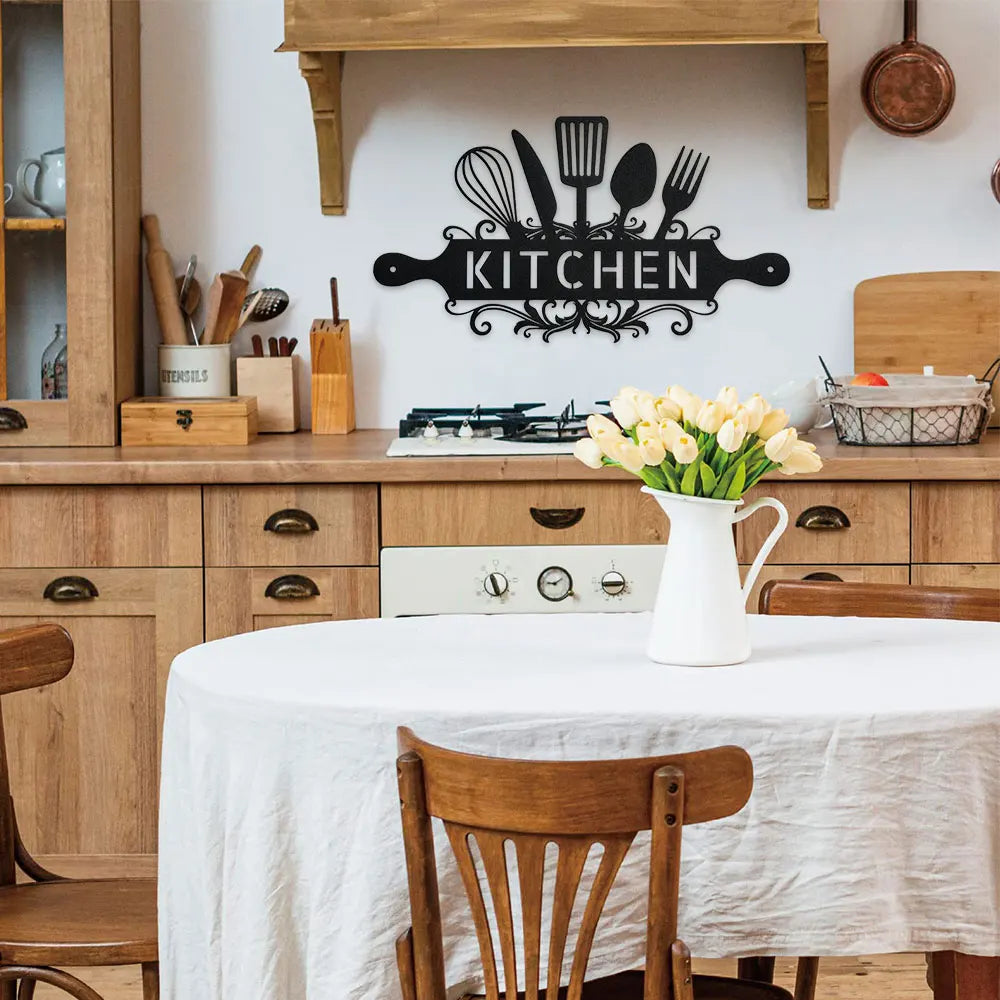 Kitchen Metal Decor