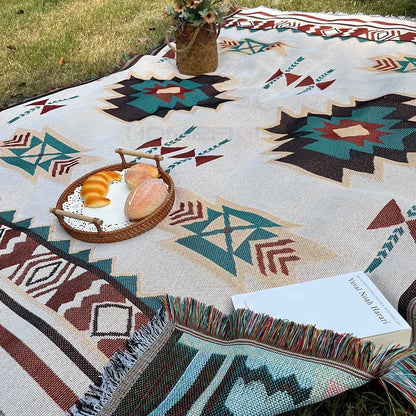 Aztec Blanket Throw Blanket