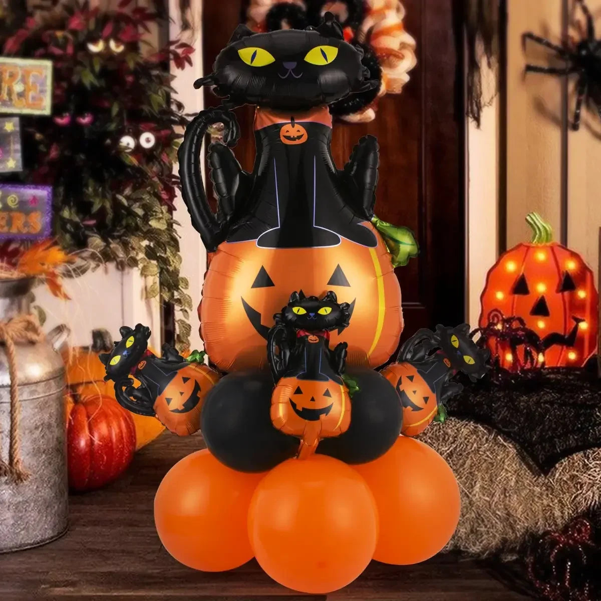 6 Different Happy Halloween Balloon Sets