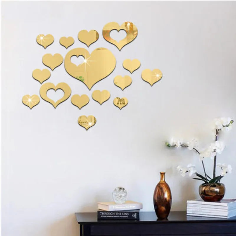 3D Mirror Wall Stickers