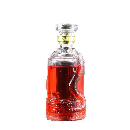 High-End Lead-Free Transparent Glass Decanter