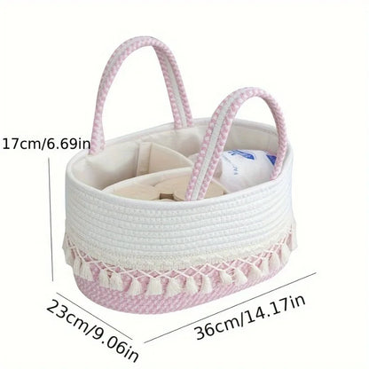 Baby Storage Basket with Divider for Tiny Dream Collection