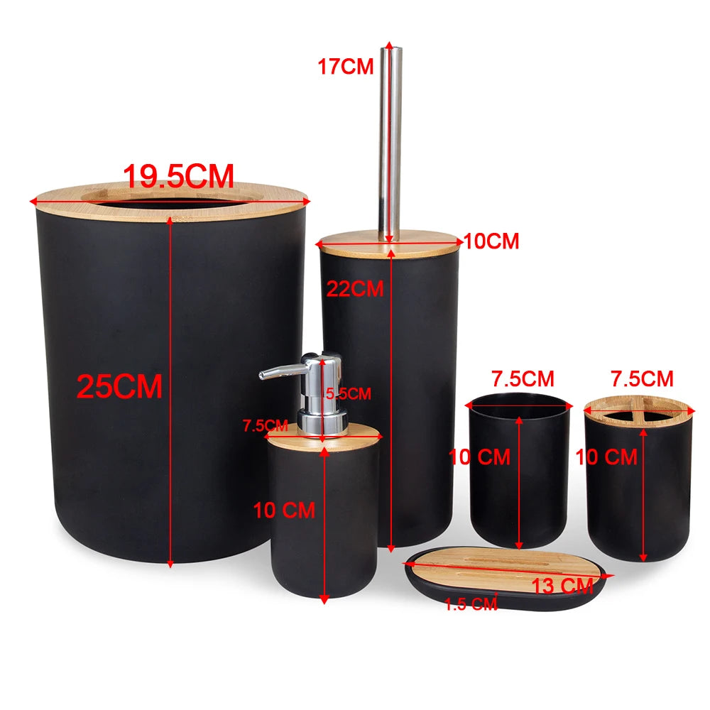 6Pcs/Set Bathroom Set