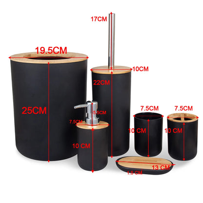 6Pcs/Set Bathroom Set