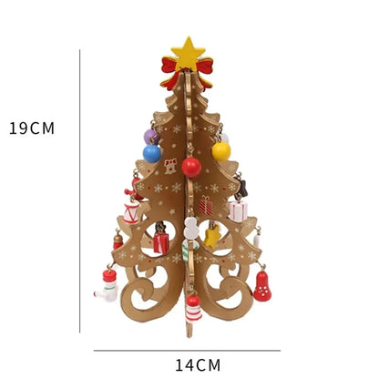 Creative Wooden Christmas Tree Ornament