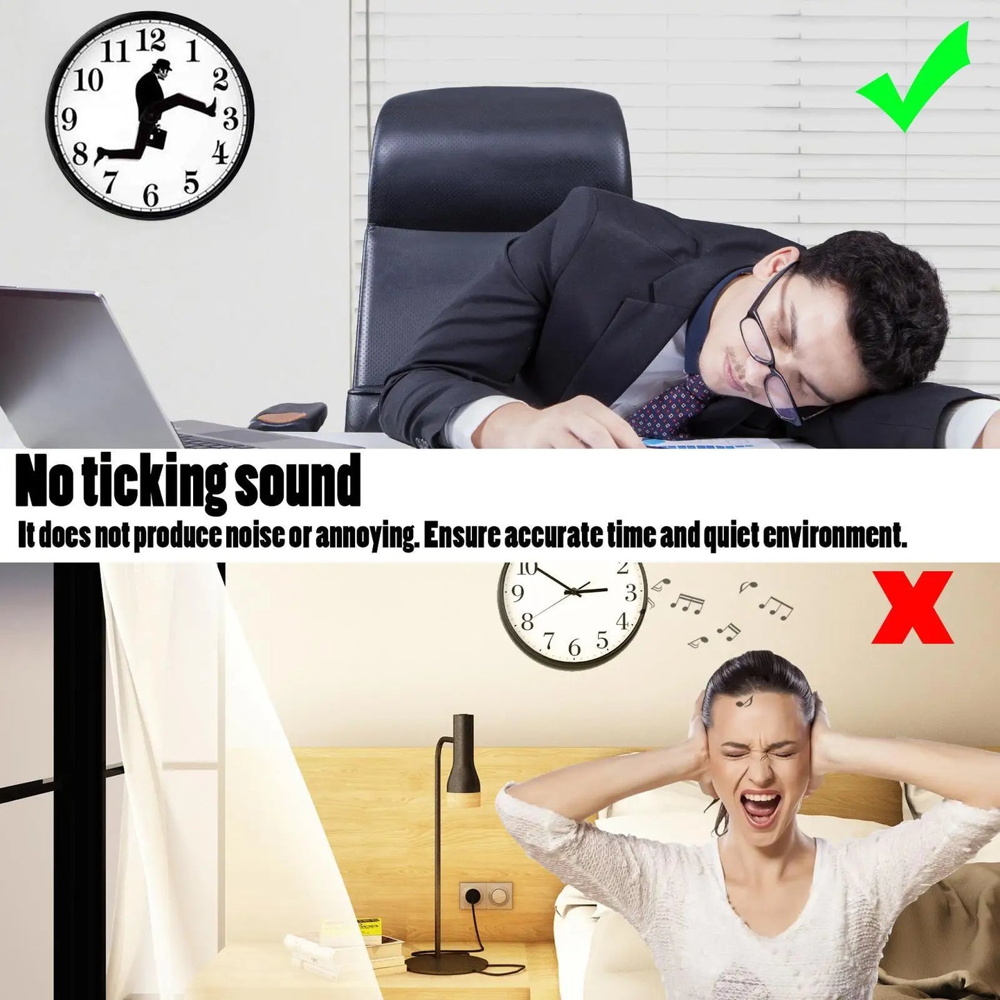 British Running Man Clock