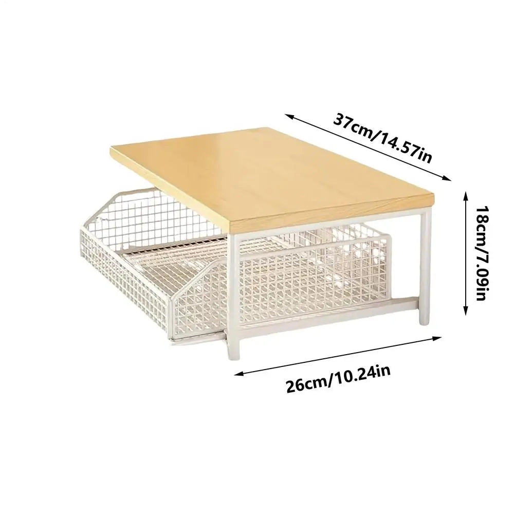 Kitchen Storage Rack Upright Shelf with Drawer