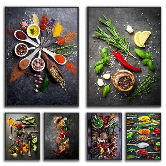 Kitchen Wall Art- Herbs and Spices