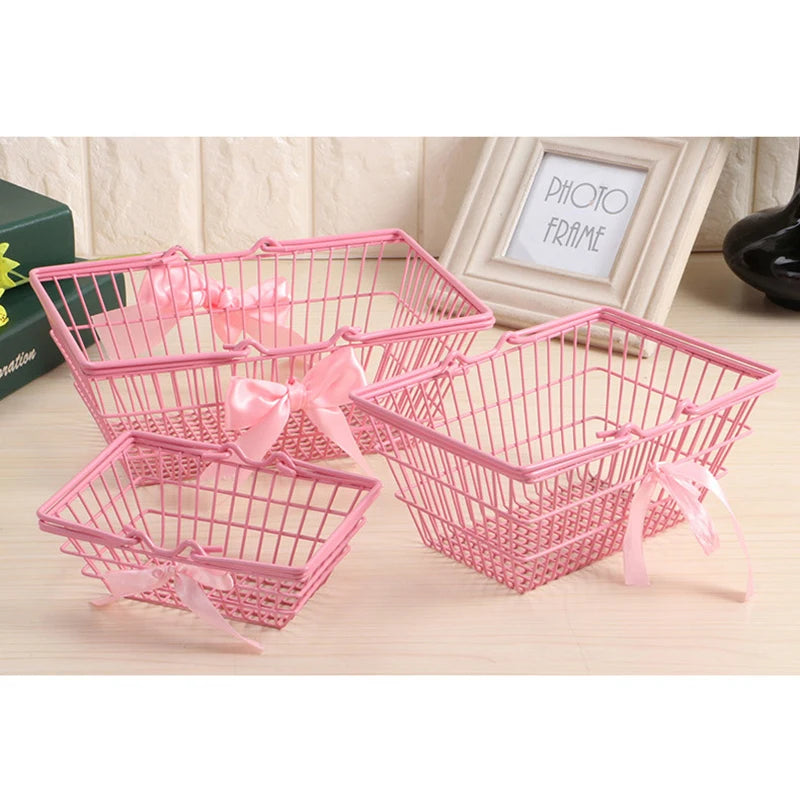 Pink Mini Storage Organizer