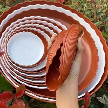 5pcs, Thickened Plastic Planter Tray