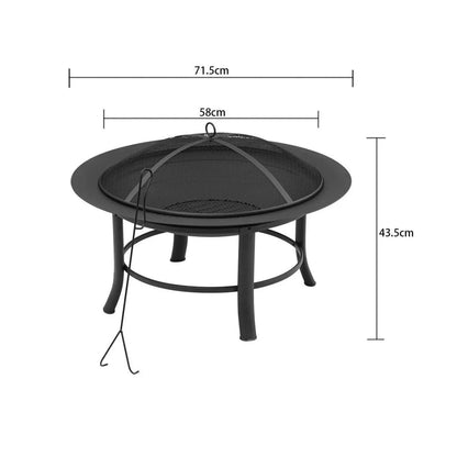 Outdoor Iron Fire Pit