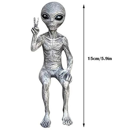 Outdoor Space Alien Statues