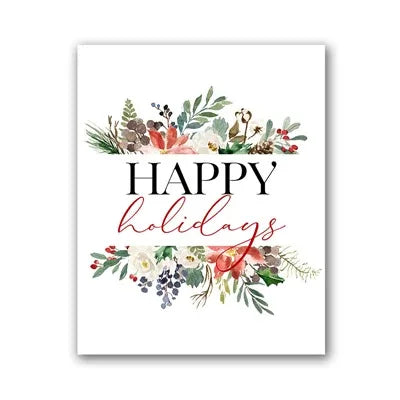 Holiday Decor Christmas Theme Prints