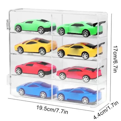 8-grid Acrylic Storage Rack for Toys or Collectibales
