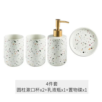 Ceramics Soap Dispensers Set