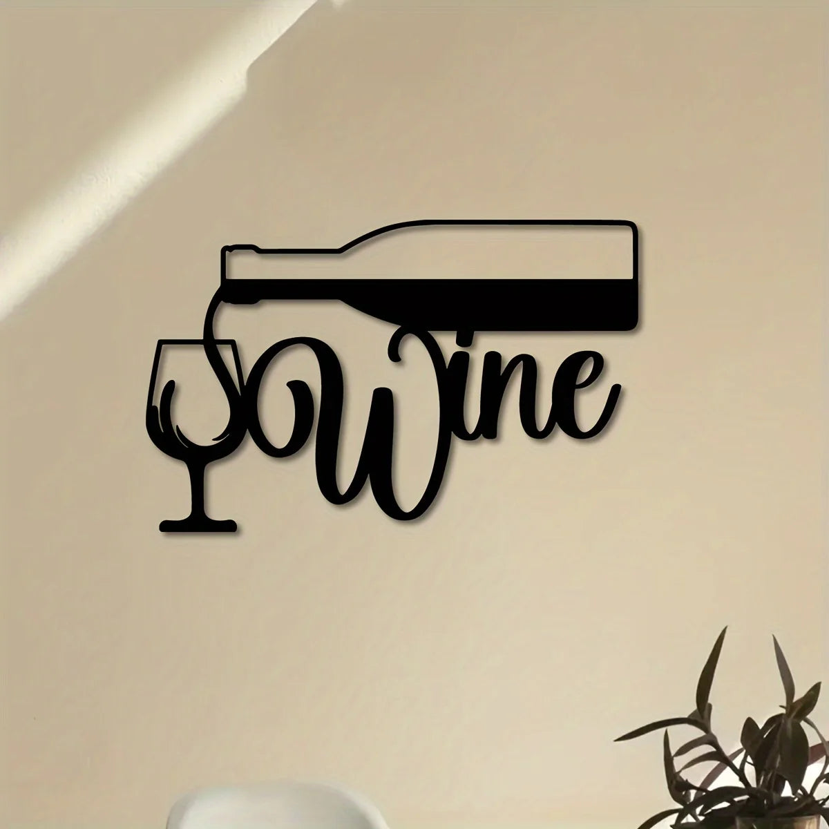 A Wine Glass Wall Art piece