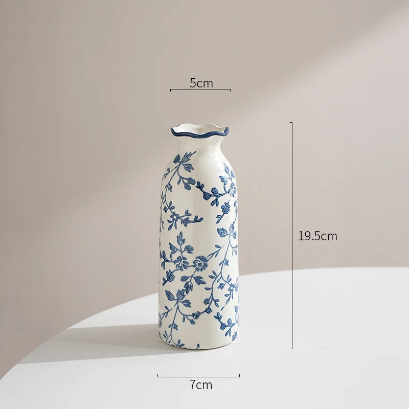 Blue and White Porcelain Vases