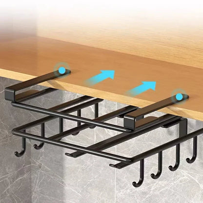 Kitchen Under Cabinet Basket Storage Shelf
