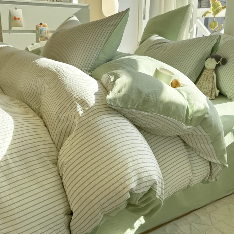 Soft Washed Cotton Bedding Set