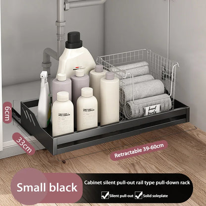Kitchen Shelves With Slide Rails