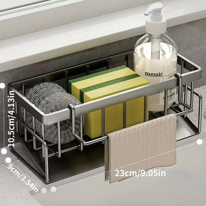 Kitchen sink storage rack