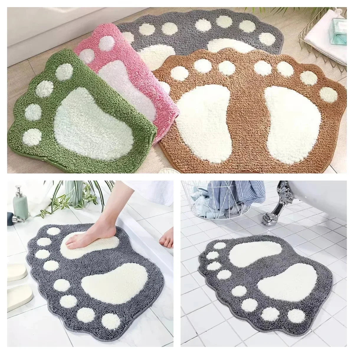 Happy Feet Water Absorbent Non-Slip Mat