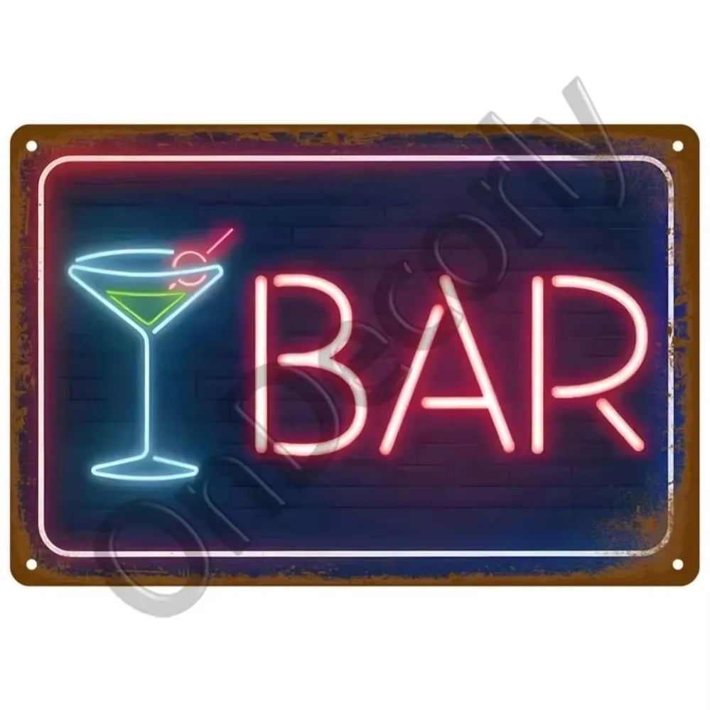 Retro Alcohol Brand Signs