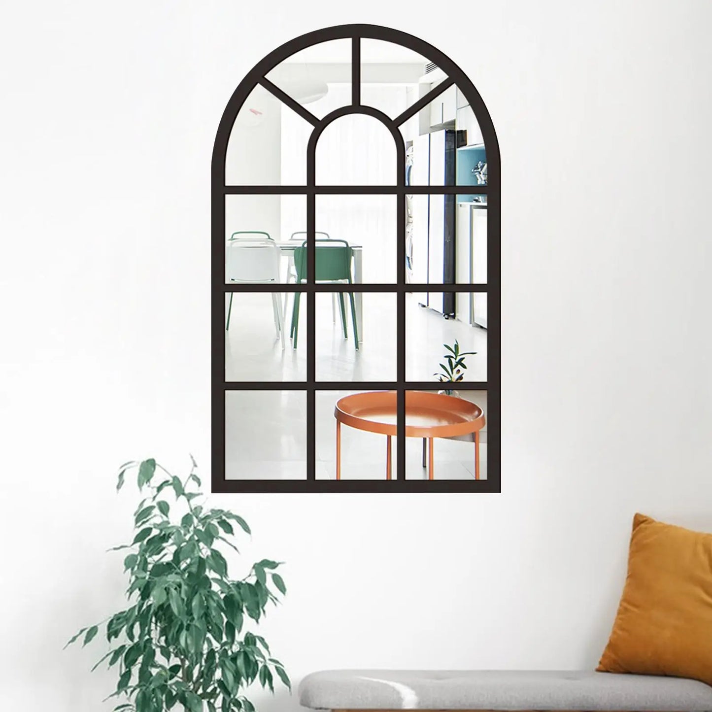 Arched Window Wall Mirror