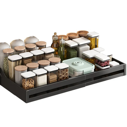 Kitchen Shelves With Slide Rails
