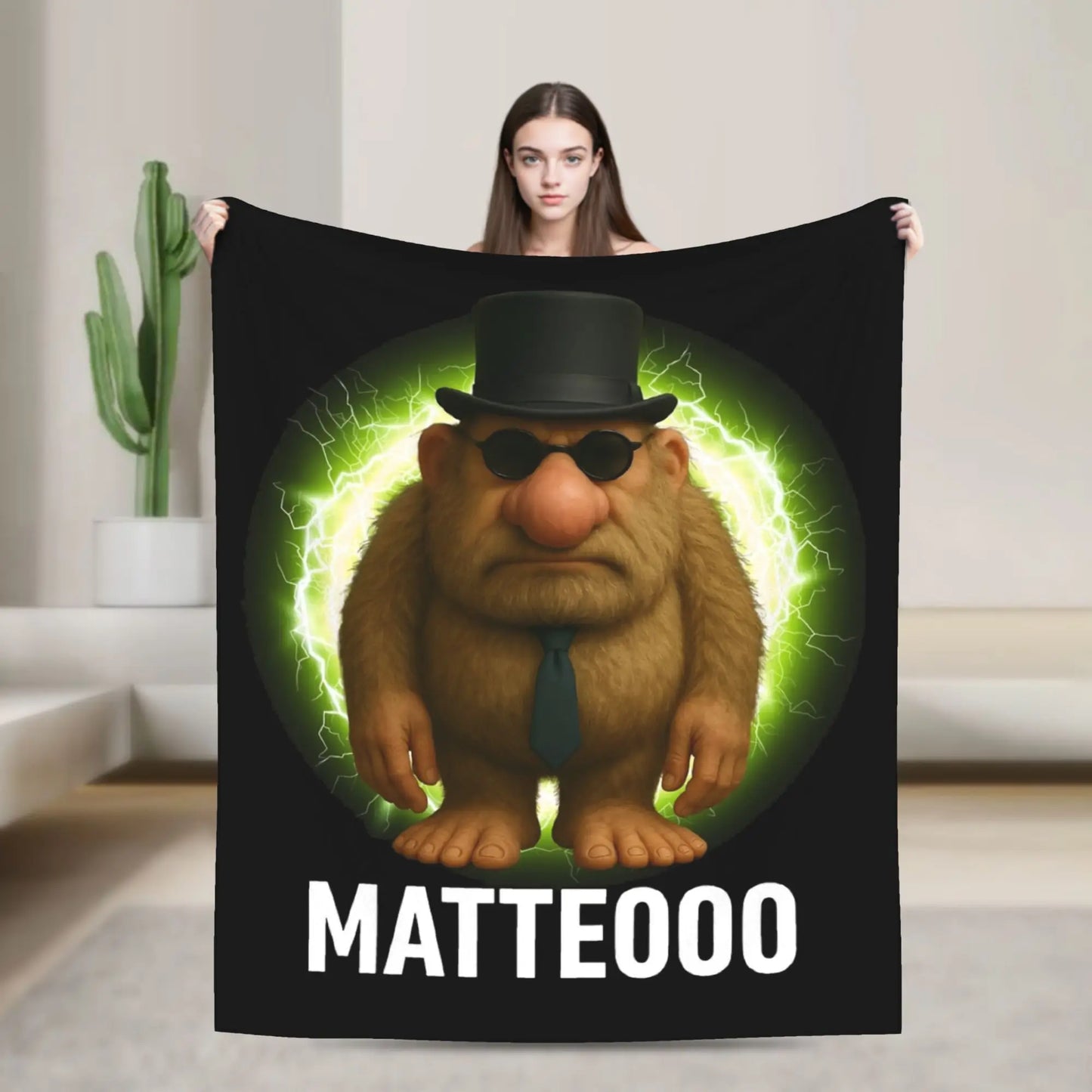 Italian Brainrot Meme Funny Blankets