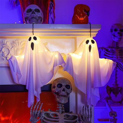 Hanging Glowing White Ghost LED