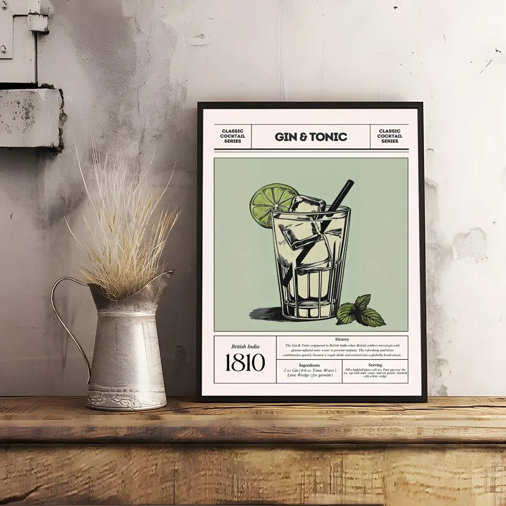 Cool Cocktail Wine Art