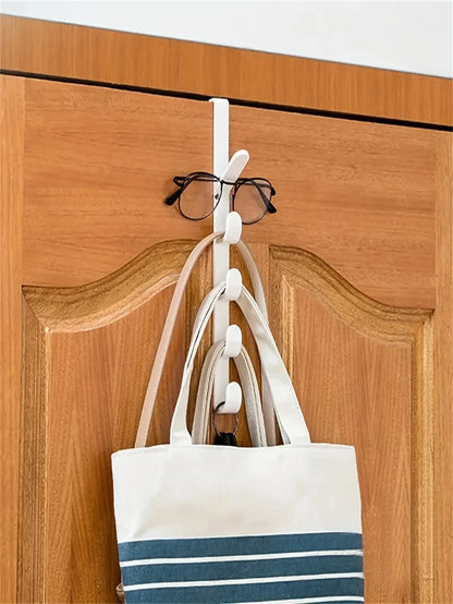 Over-The-Door Hanging Storage Racks with 4 Hooks