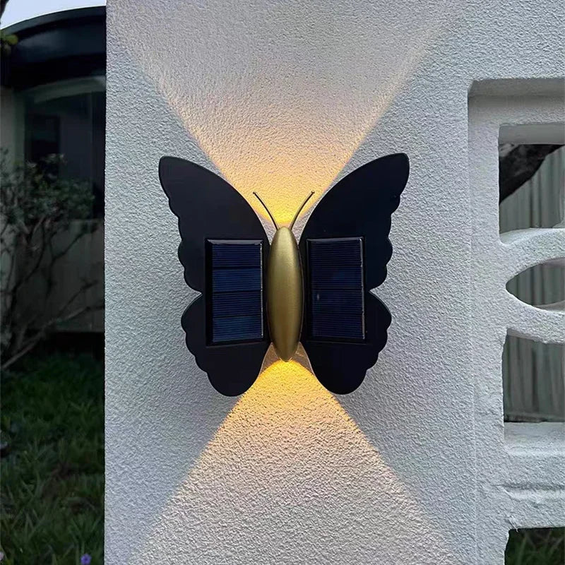 Outdoor Butterfly Led Wall Light