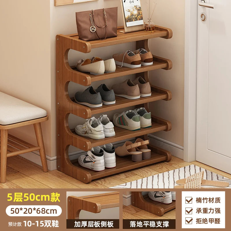 Wooden Shoe Storage Shelves