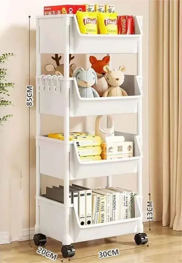 2/3/4/5 Tier Trolley Shelf