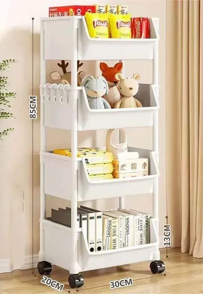 2/3/4/5 Tier Trolley Shelf