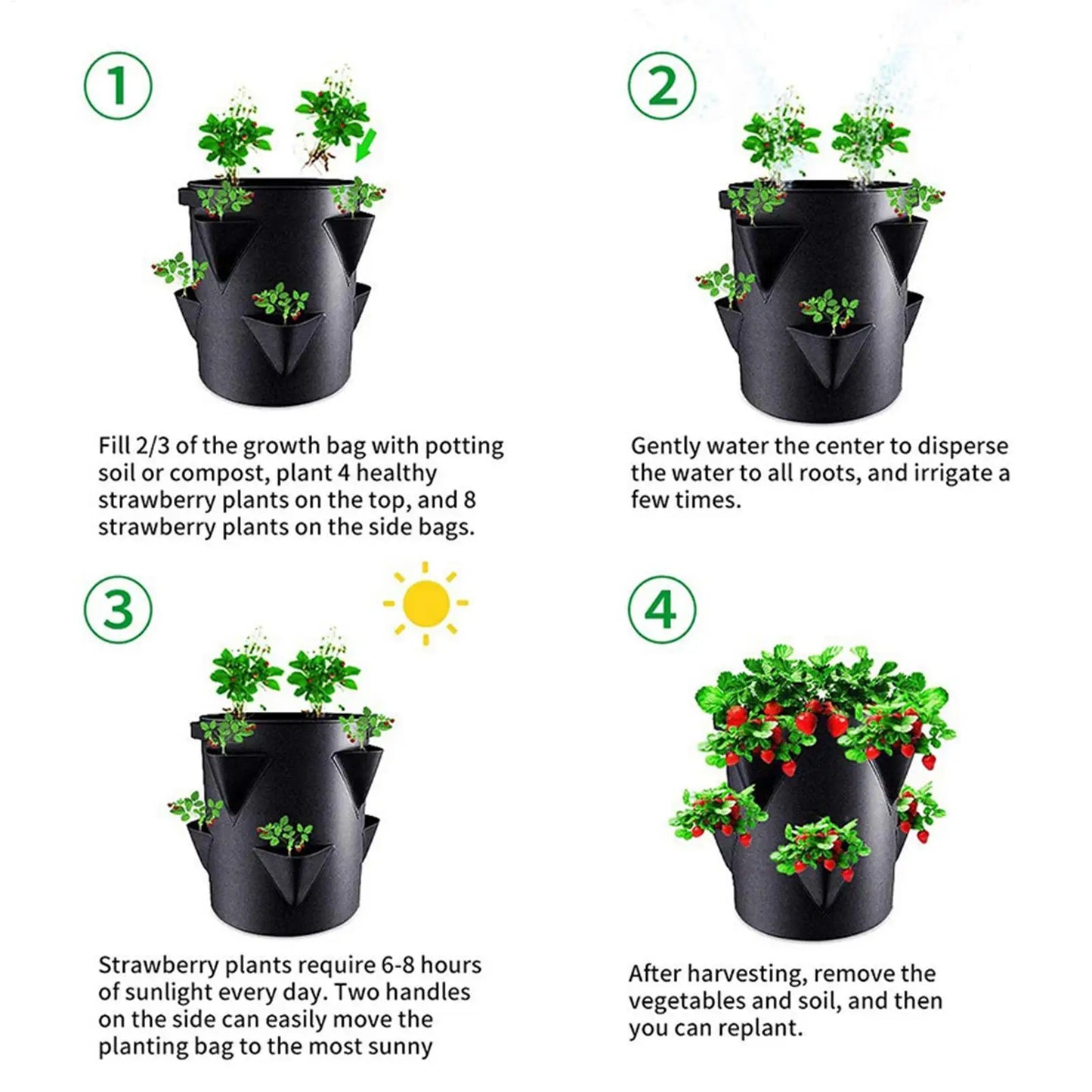 Strawberry Pots And Planters