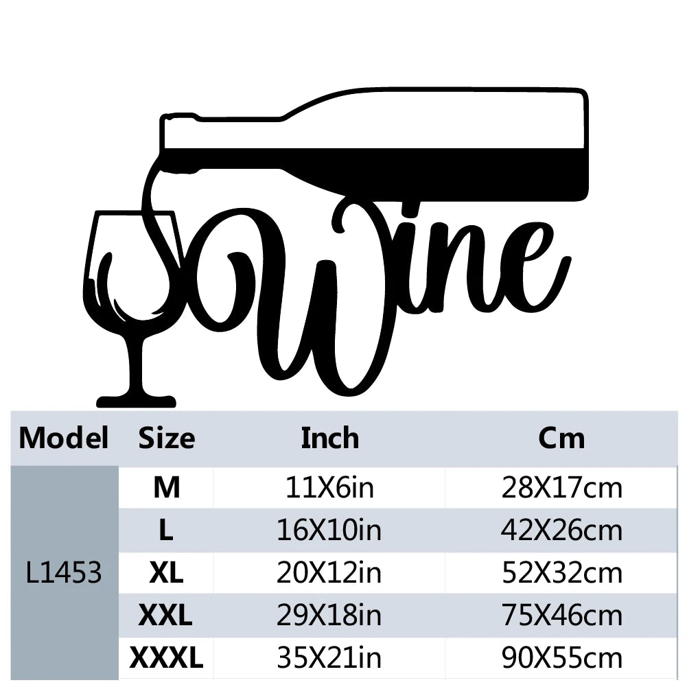 A Wine Glass Wall Art piece