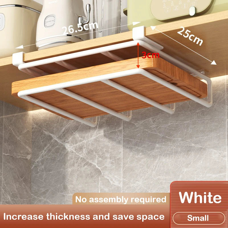 Kitchen Under Cabinet Basket Storage Shelf