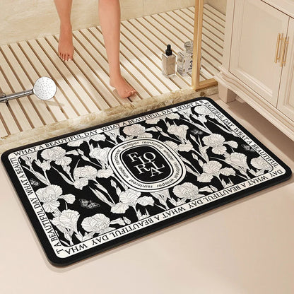 Designed Bathroom  Bath Mat