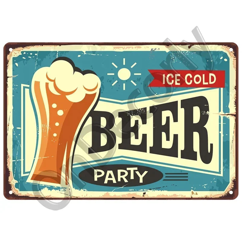 Retro Alcohol Brand Signs